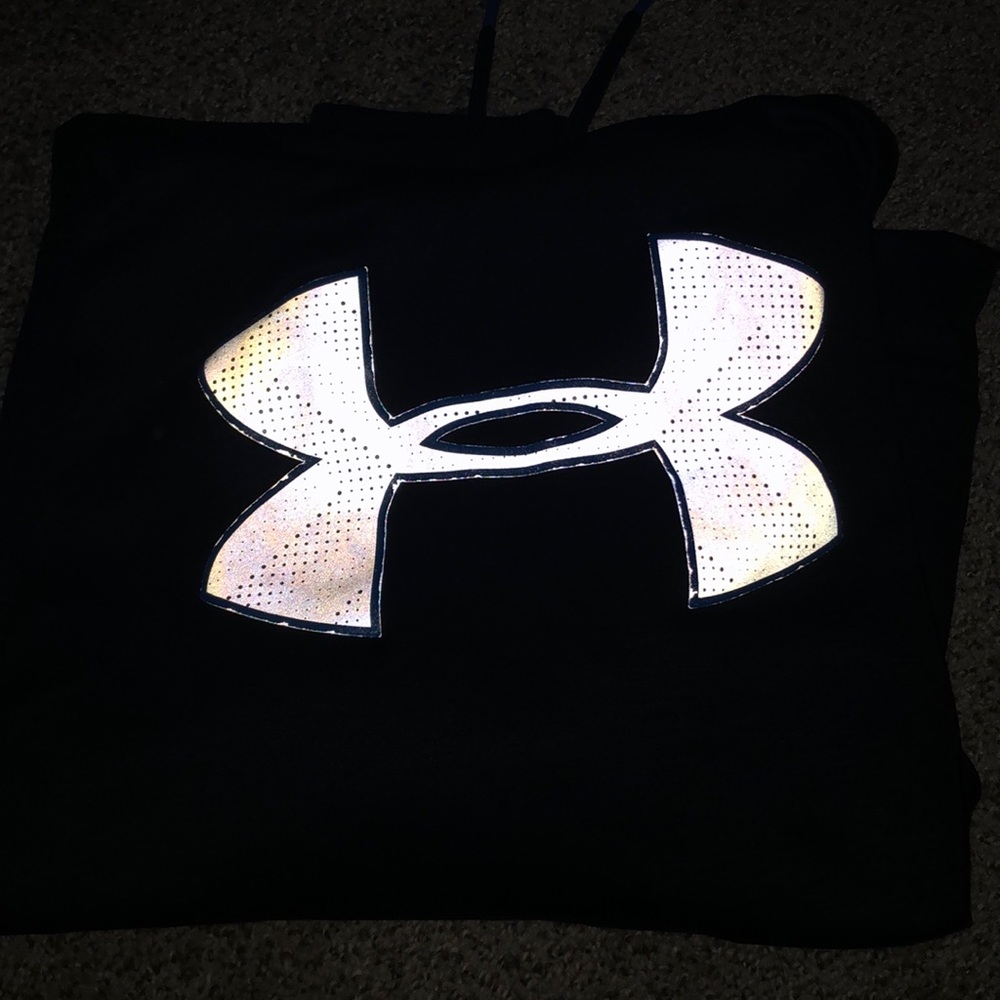 Boys reflective under armor sweatshirt